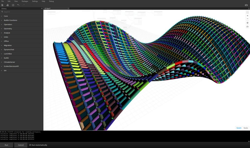 Pantalla herramienta Dynamo